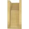 Ekena Millwork 9"W x 9"D x 18"H Wide Bryant Rough Cedar Woodgrain TimberThane Corbel, Primed Tan CORUR09X09X18BRYRCPR - alternate 2